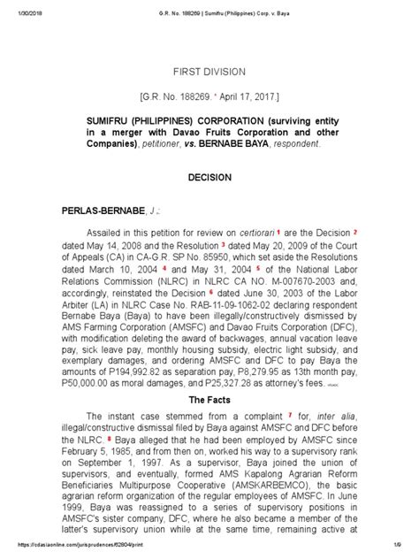 sumifru corporation|G.R. No. 188269 .